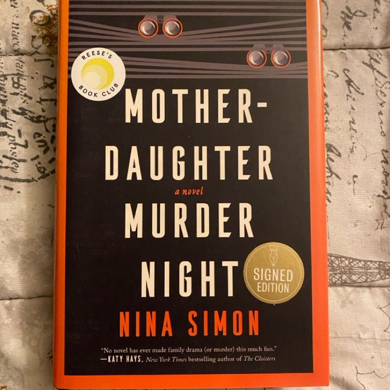 Mother-Daughter Murder Night Signed