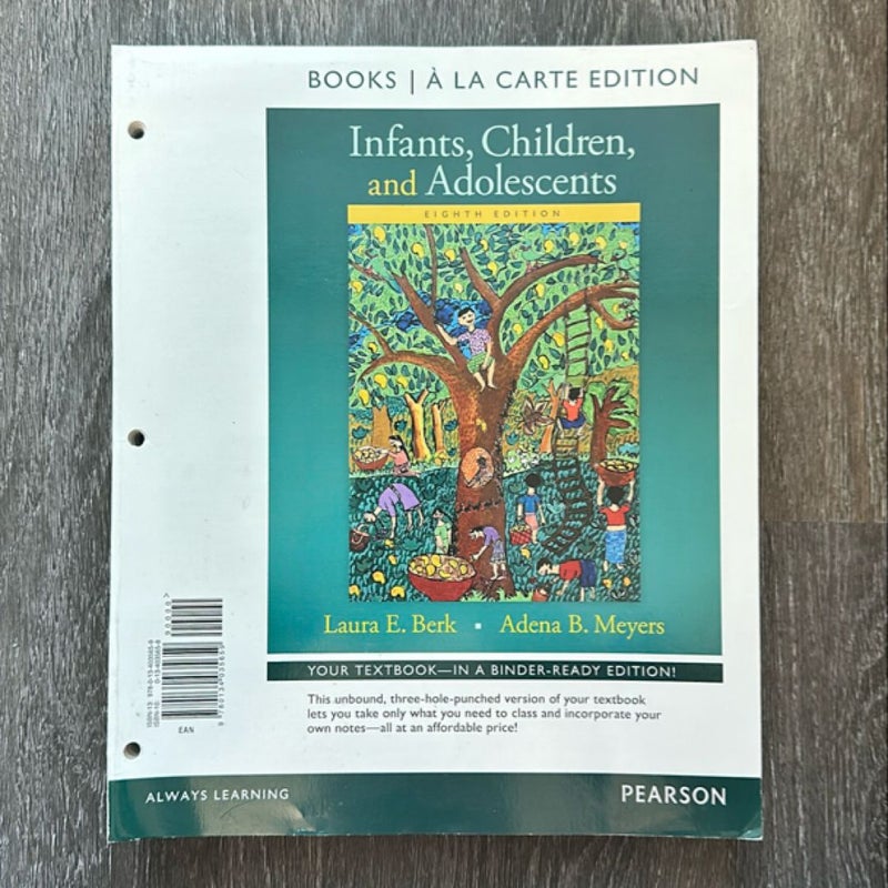 Infants, Children, and Adolescents -- Books a la Carte