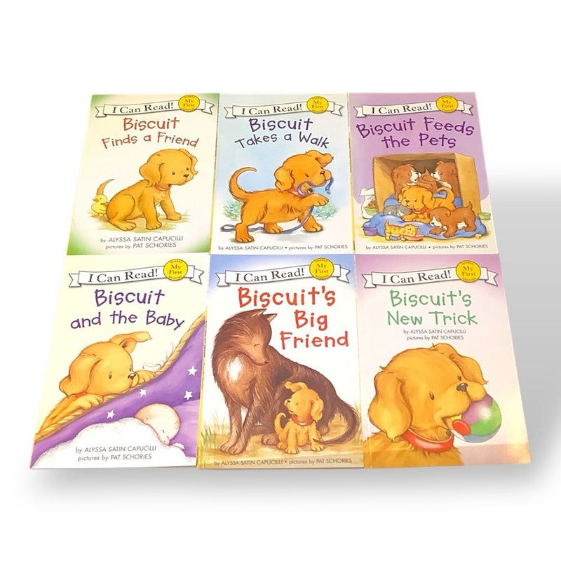 Lot of 6 Books ~ Biscuit Feeds the Pets