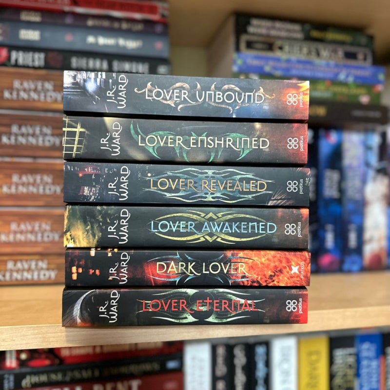 Black Dagger Brotherhood, books 1-6