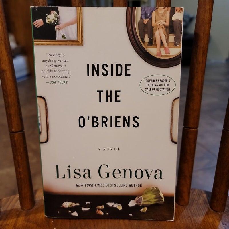 *ARC* Inside The O'Brien's by Lisa Genova