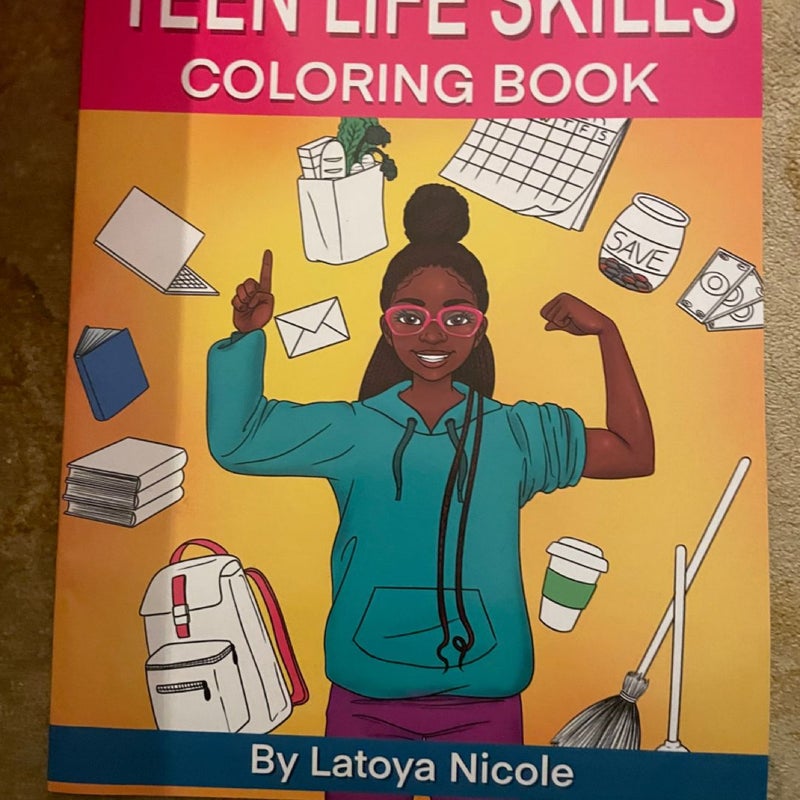 Teen Life Skills Coloring Book