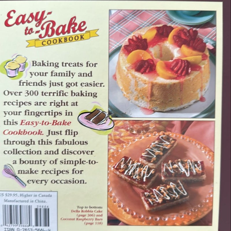 Easy to Bake cookbook