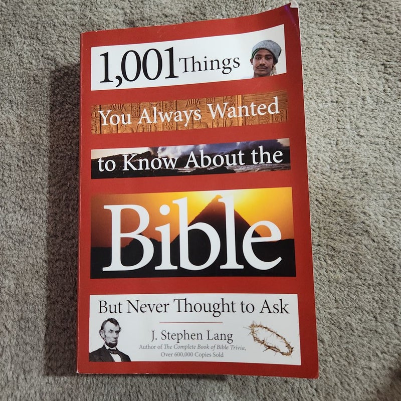 101 things you always wanted to know about the bible
