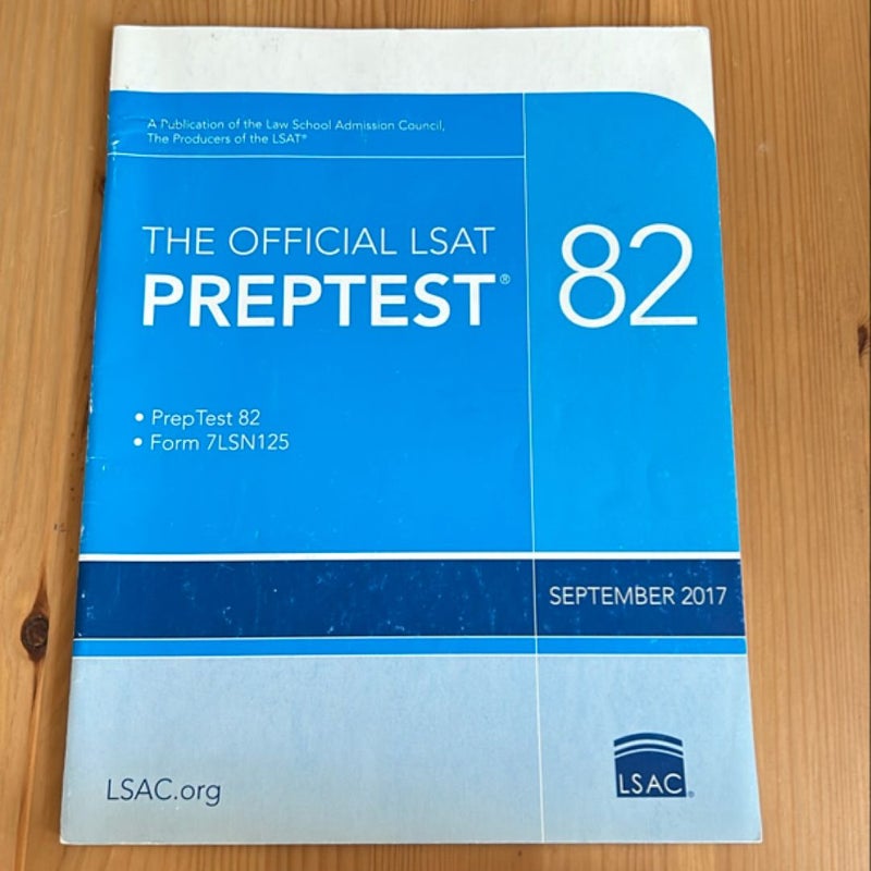 The Official LSAT PrepTest 82