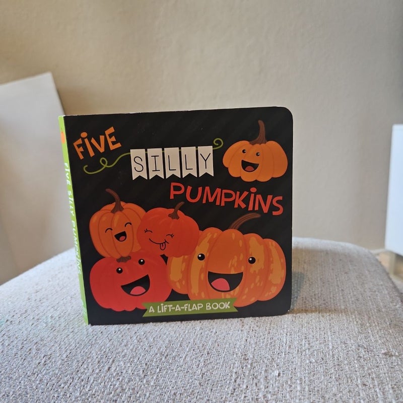 Five silly pumpkins