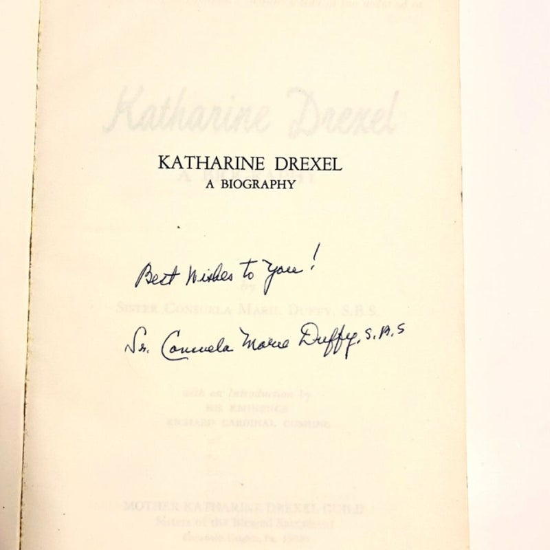 Katharine Drexel - Signed By Author