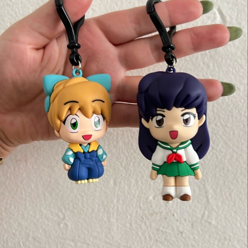 Inuyasha - kagome and shippo bag clip