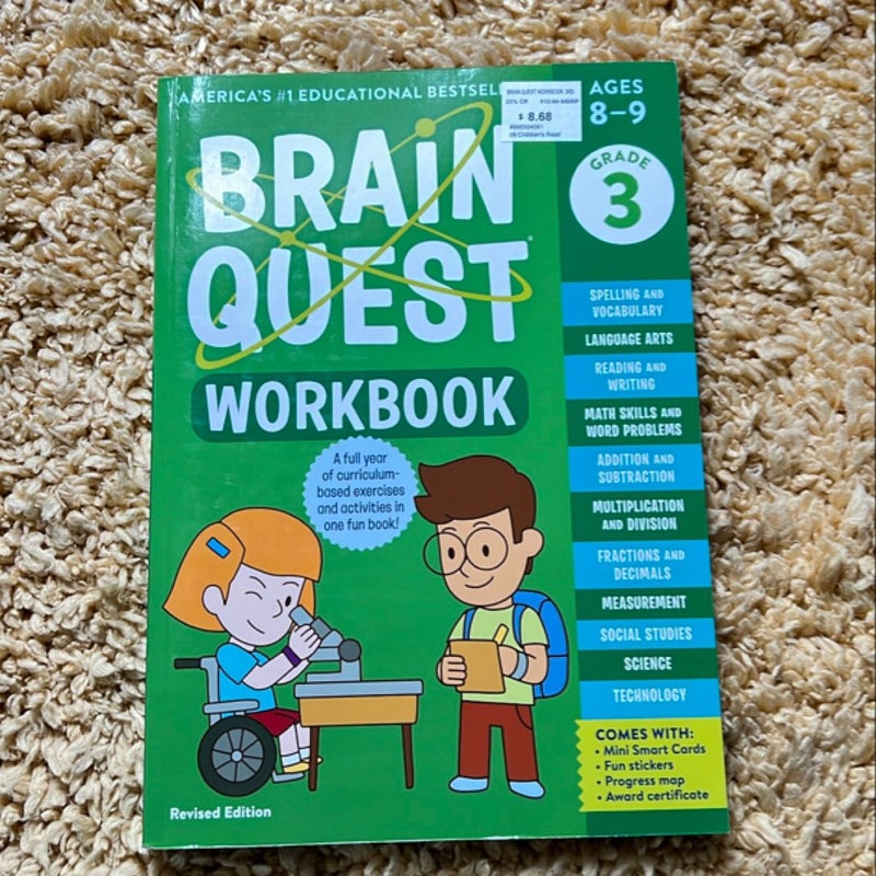 Brain Quest Workbook: 3rd Grade (Revised Edition)