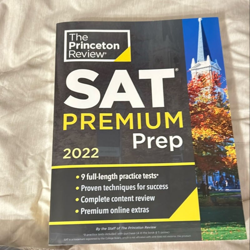 Princeton Review SAT Premium Prep 2022