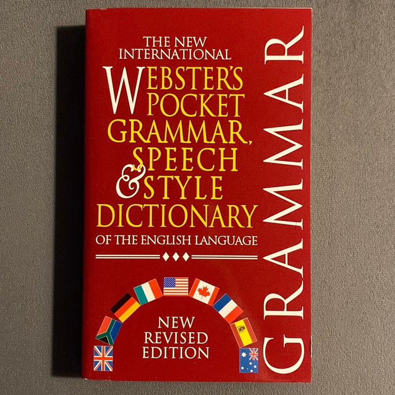 Webster’s Pocket Grammer, Speech & Style Dictionary