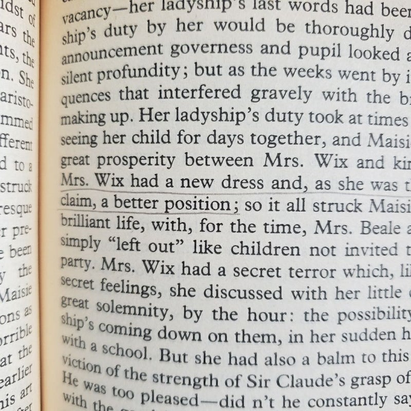 What Maisie Knew (The World's Classics Edition, 1982)