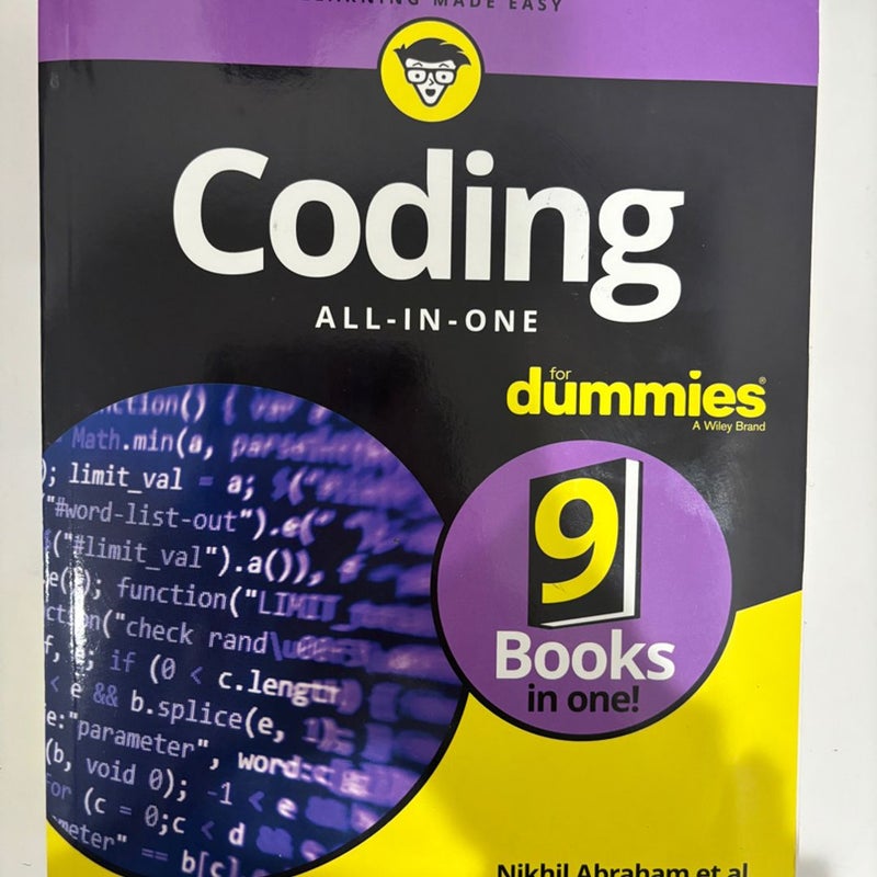 Coding All-In-One for Dummies