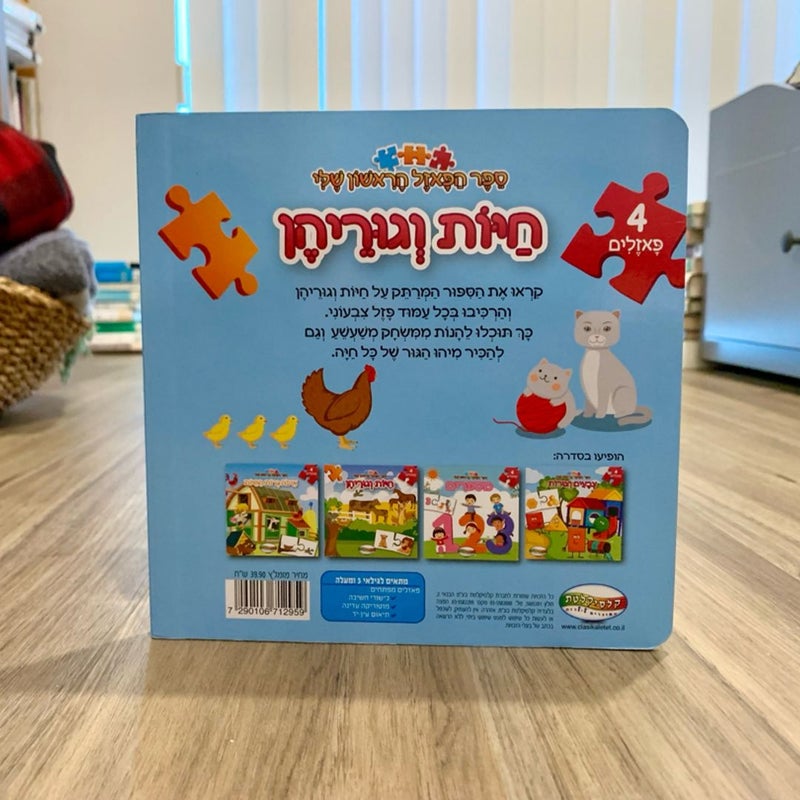 Hebrew Language Baby/Toddler Board Book