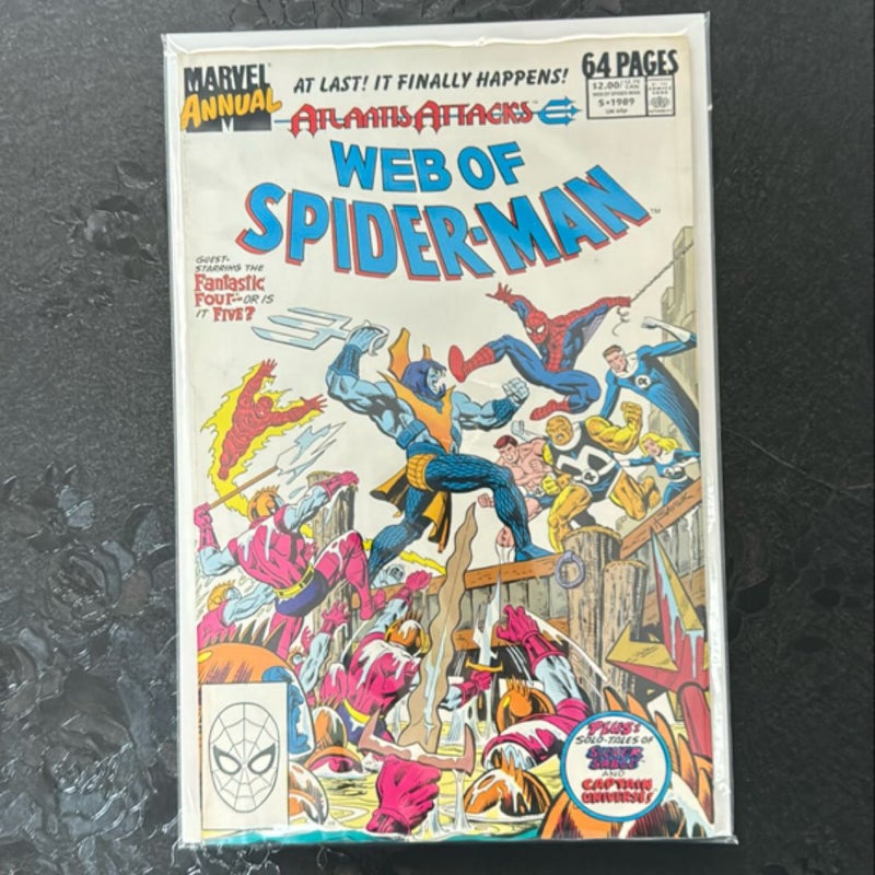 Web of Spider-Man # 5 1989 Marvel Comics