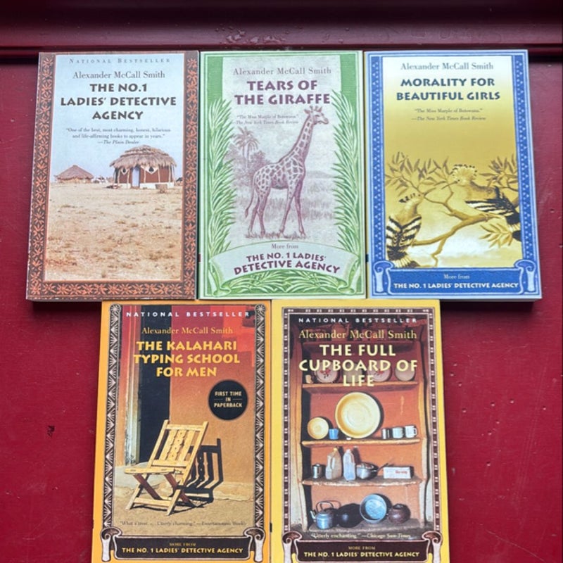 5 Books: The No. 1 Ladies' Detective  Agency Series 