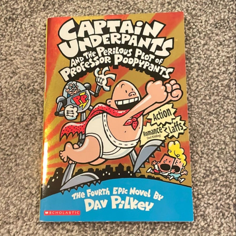 6 Captain Underpants Books 