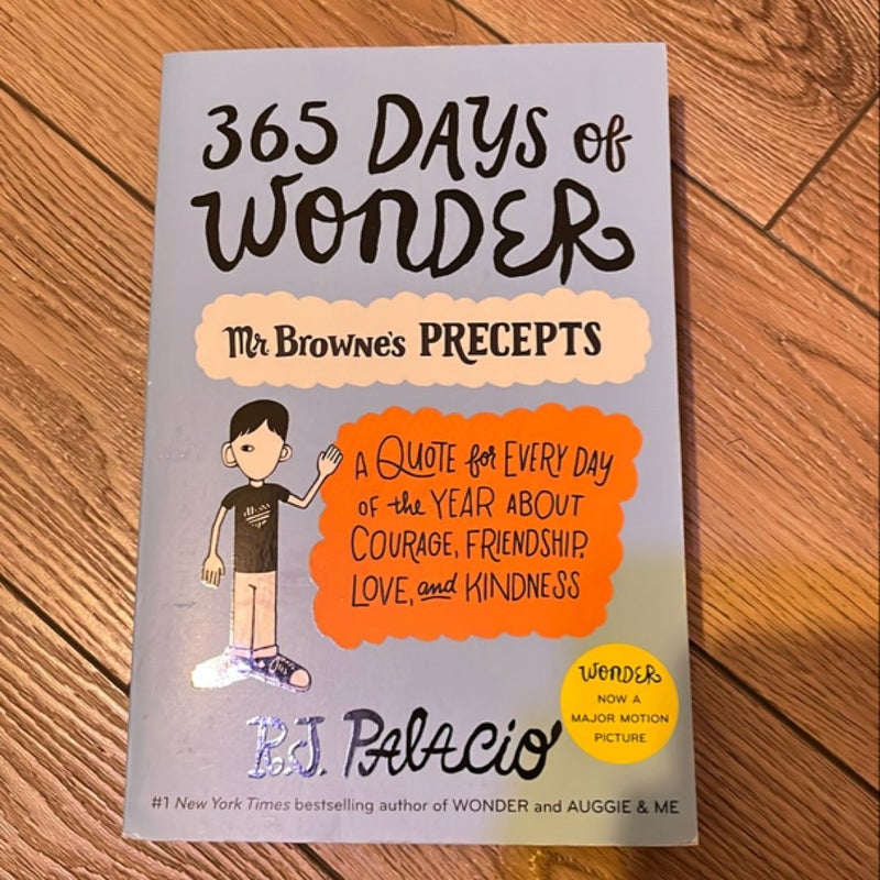 365 Days of Wonder: Mr. Browne's Precepts