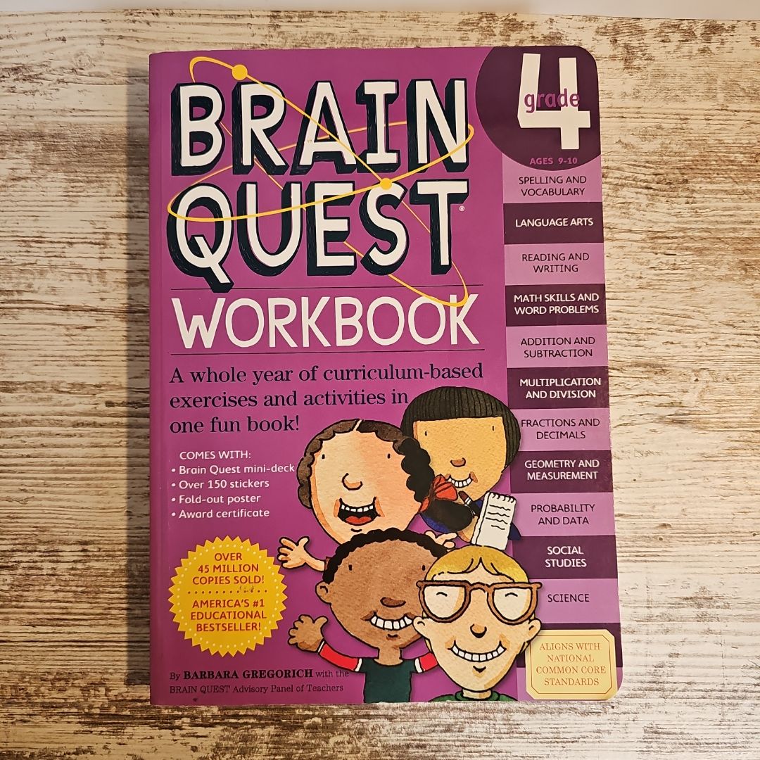 Brain Quest Workbook: 4th Grade