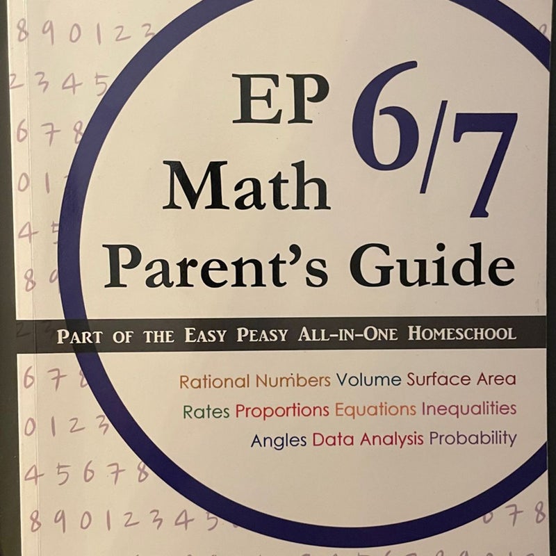 EP Math 6/7 Parent's Guide