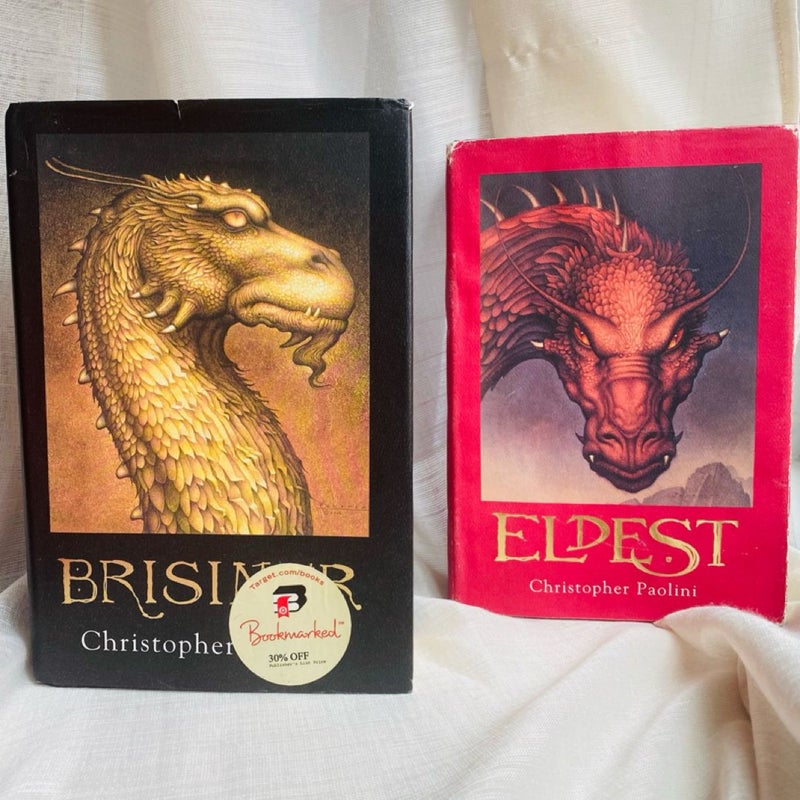 Christopher Paolini: Eldest (#2— 1st Edition) & Brisingr (#3— 1st Print/Edition)