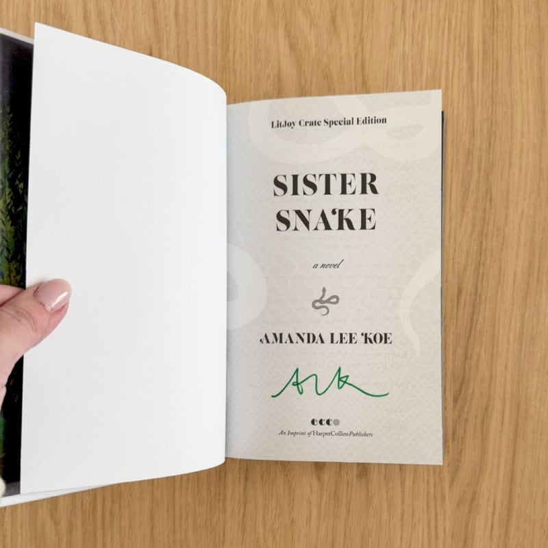 Sister Snake SEALED & SIGNED *LitJoy Special Edition*