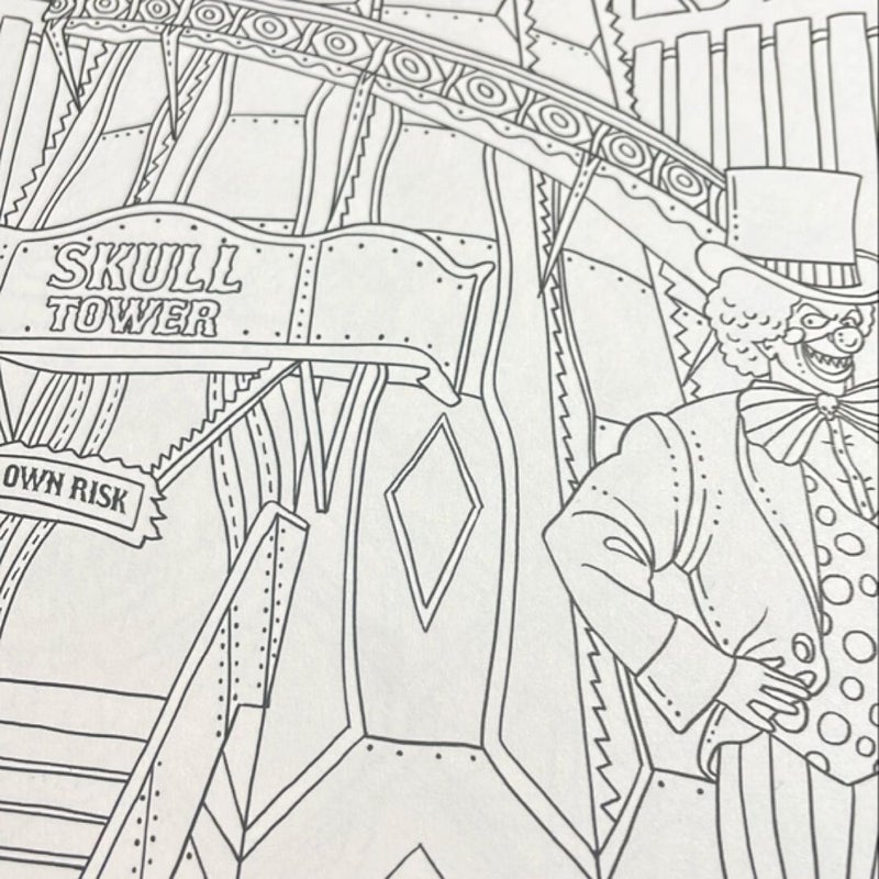 The Beauty of Horror 3: Haunted Playgrounds Coloring Book