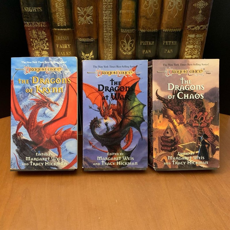 DragonLance: Complete Dragon Anthology Trilogy Set: The Dragons of Krynn, The Dragons at War, The Dragons of Chaos
