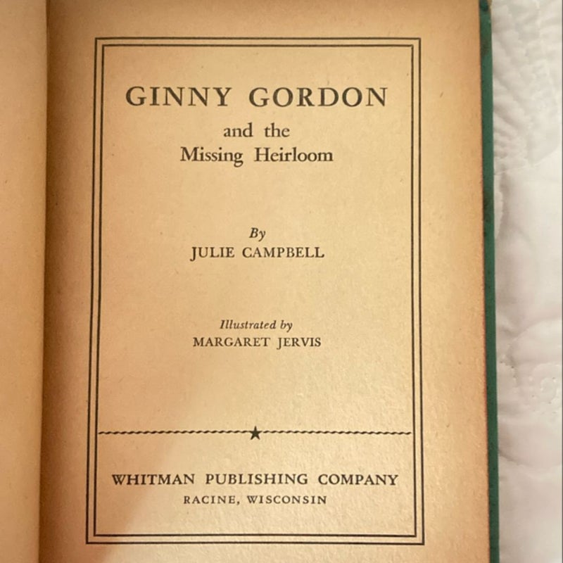 Ginny Gordon and the Missing Heirloom 