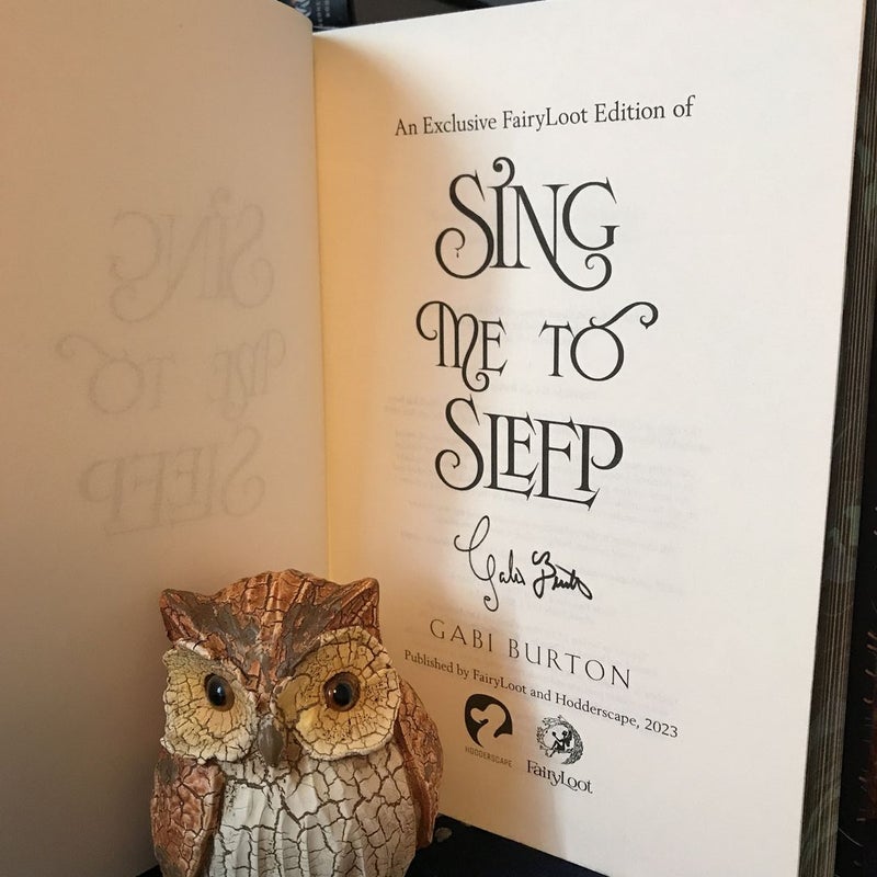 Sing Me to Sleep *Fairyloot* Edition