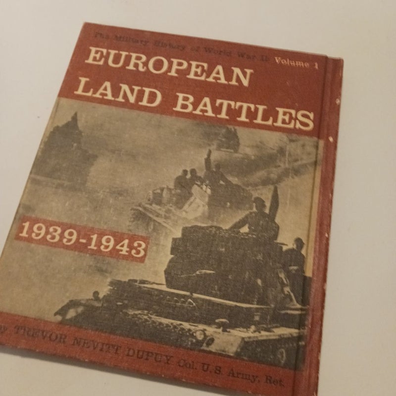 European  Land Battles  vol 1