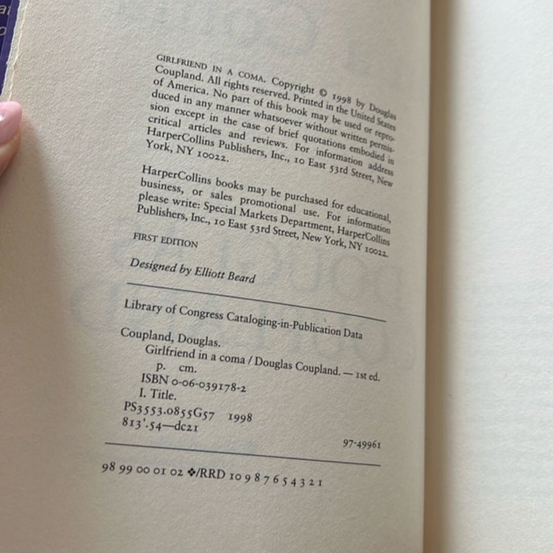 Girlfriend in a Coma (FIRST EDITION)