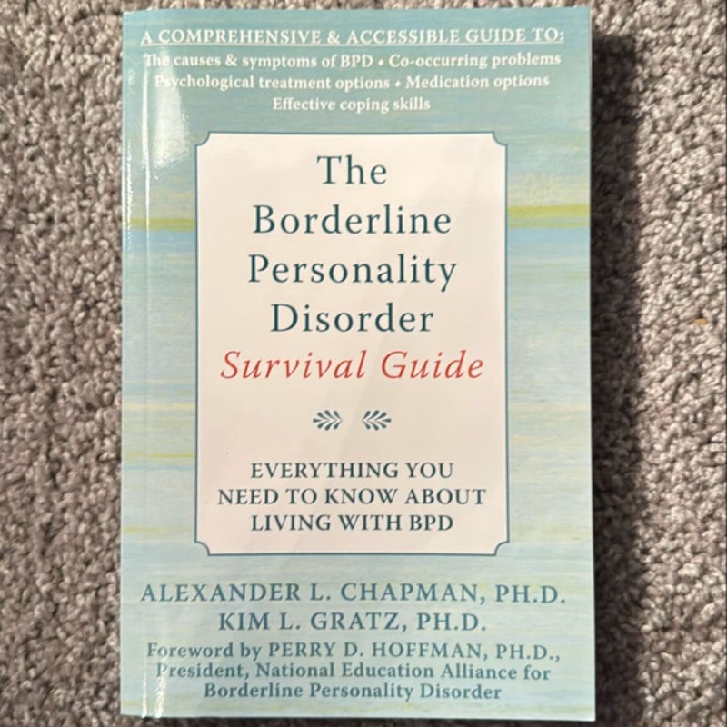 The Borderline Personality Disorder Survival Guide