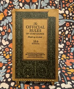 The Official Rules of Card Games 1924
