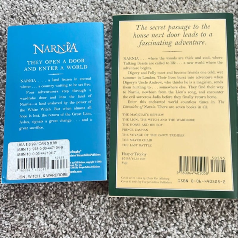 The Chronicles of Narnia Book 1 and 2