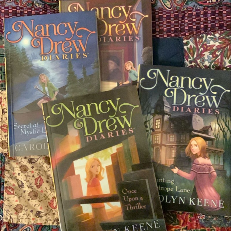 Nancy Drew Diaries 4 book set