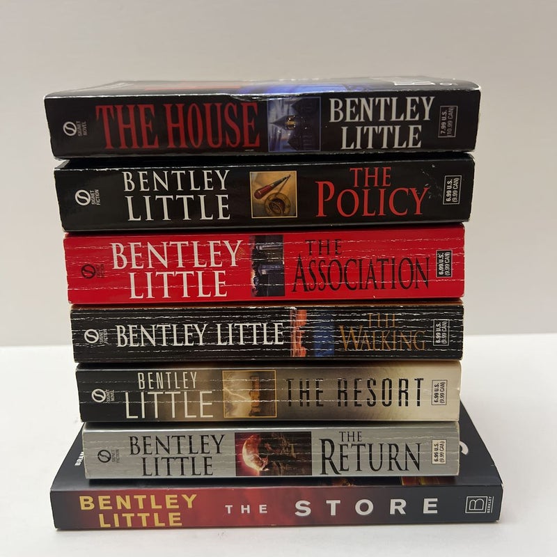 Bentley Little (7 Book) Bundle :The Store, The House, The Policy, The Associate, The Walking, The Resort, & The Return