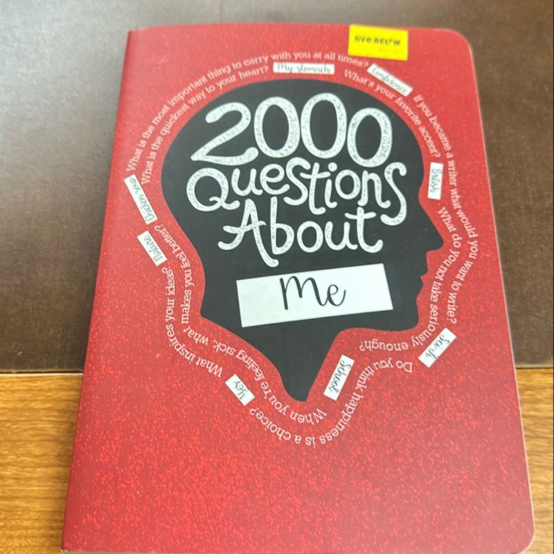 2000 Questions about Me VALUE 152 Pages