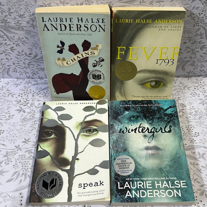 Laurie Halse Anderson 4 Paperback Bundle