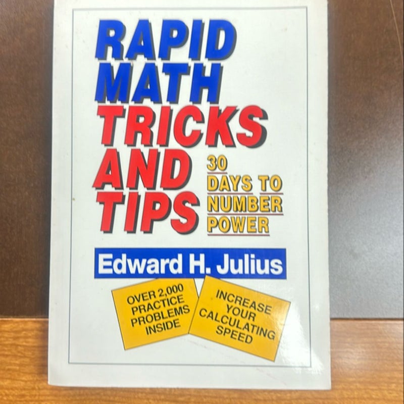 Rapid Math Tricks and Tips