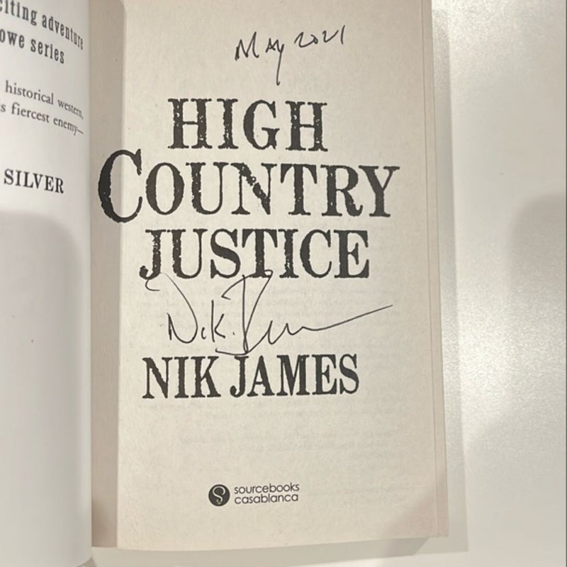 High Country Justice by Nik James