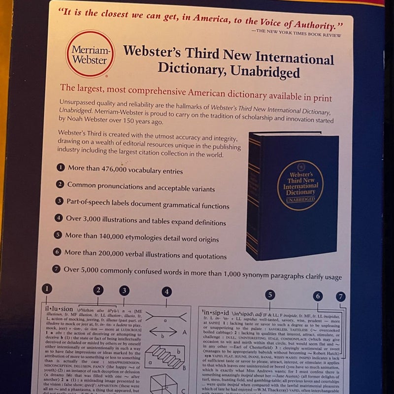 Webster's Third New International Dictionary