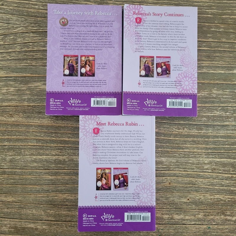 American Girl Beforever Rebecca Book Bundle 