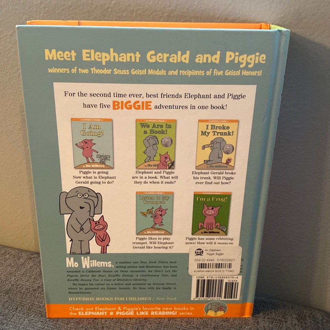 An Elephant And Piggie Biggie Volume 2! By Mo Willems, Hardcover ...