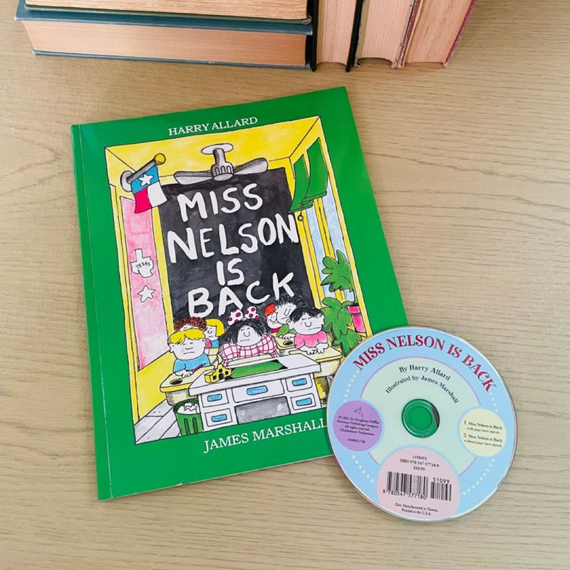 Miss Nelson Is Back-Book & CD