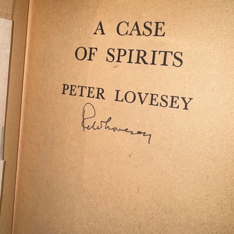 A CASE OF SPIRITS SIGNED 