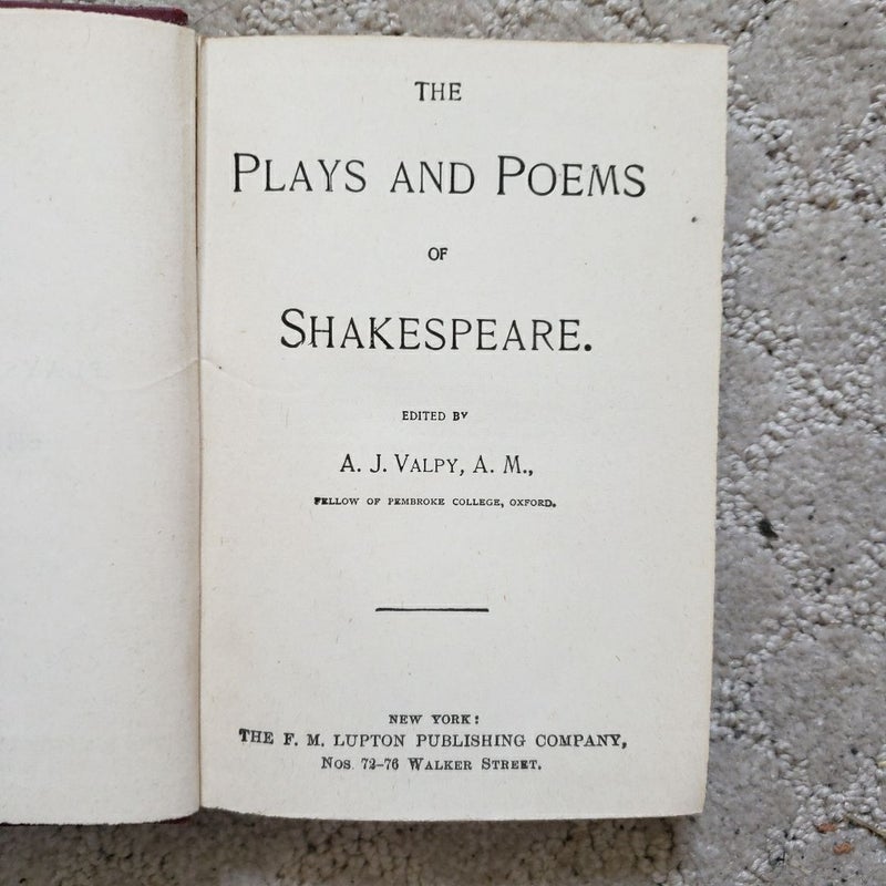 Shakespeare's Works: Troilus and Cressida, Timon of Athens, &  Titus Andronicus 