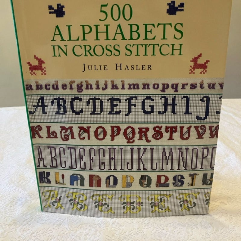 500 Alphabets in Cross Stitch