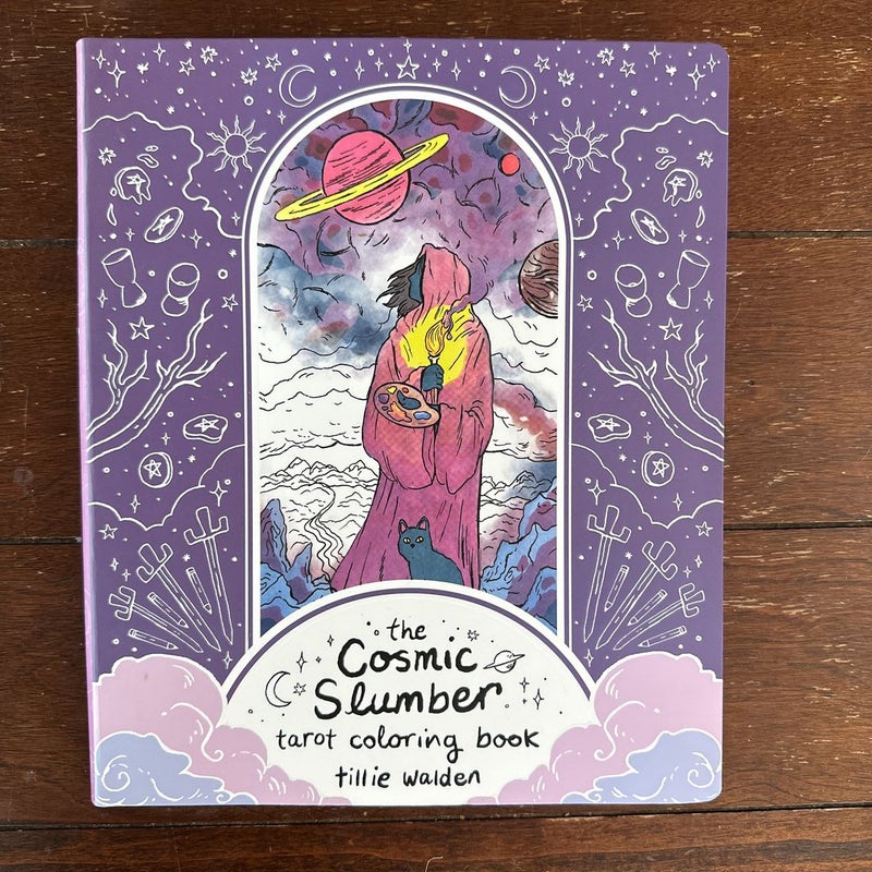 Cosmic Slumber Tarot Coloring Book