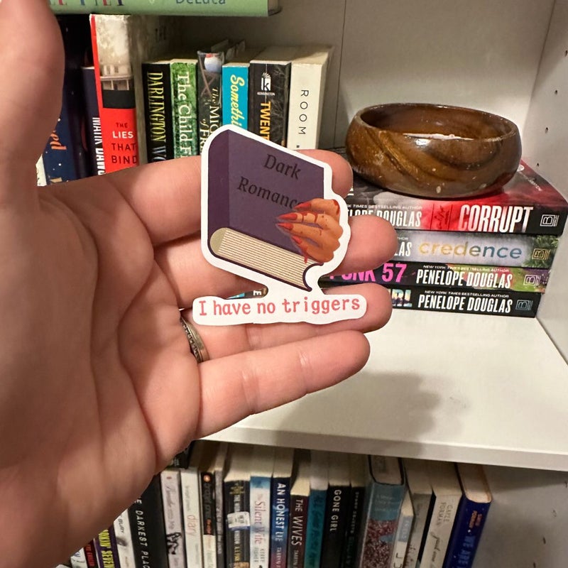Dark romance reader sticker bundle